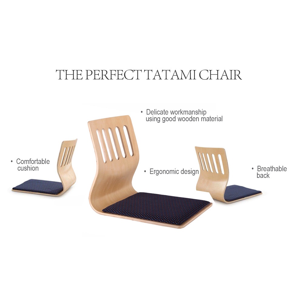 Japanese tatami chair / Zaisu / Floor chair / Legless chair / Japanese