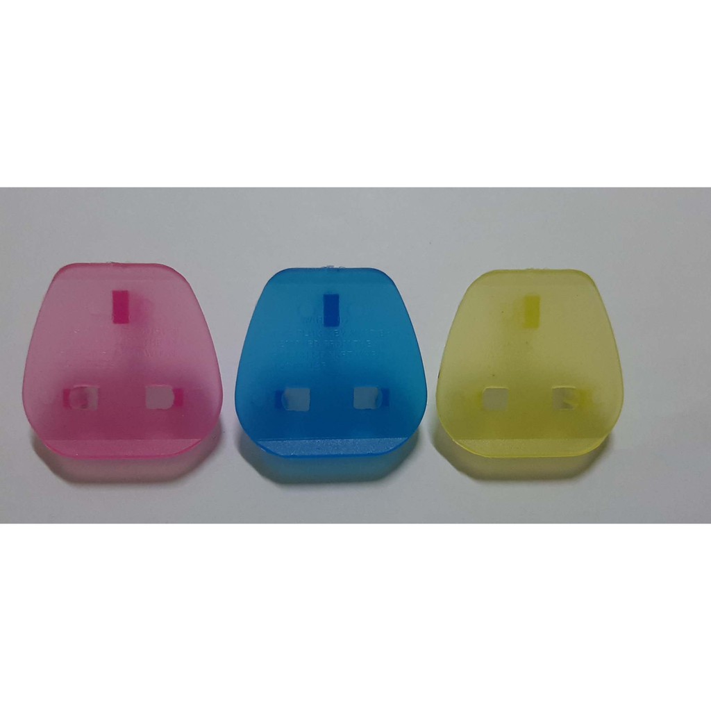 13A 2 Pin to 3 Pin Converter Adaptor Safety Plug Key Easy for 2 Pin ...
