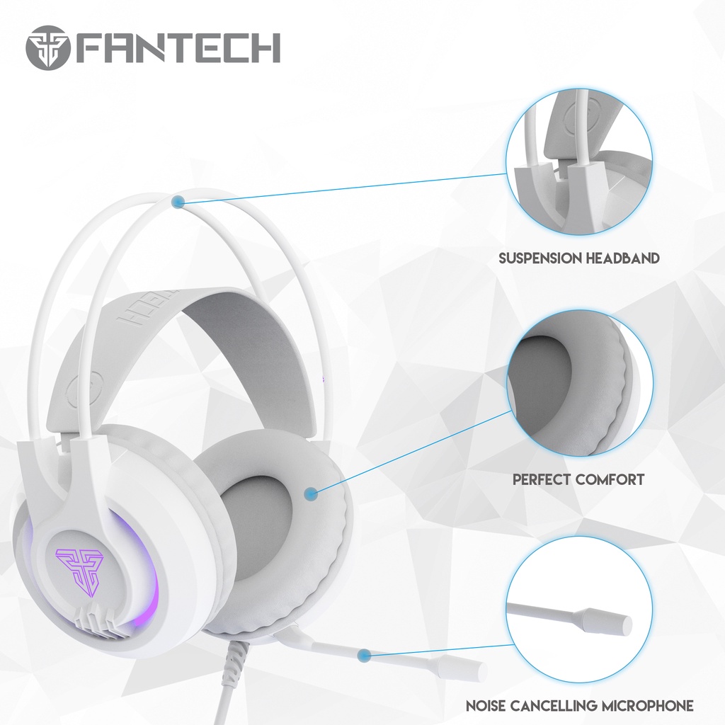 Fantech HG20 Chief II Sakura Edition RGB Gaming Headset - Gambar 3