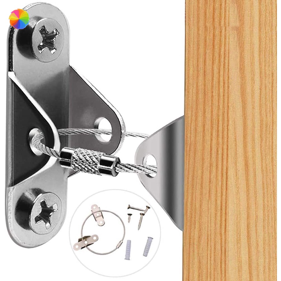 Anti-Tip Furniture Straps Kit Safety Furniture Wall Anchors Kit for Baby Child Proofing & Pet Protecting Anti-Shedding Secure Bookshelf Cabinet Dresser Anti-tip Strap Anti Tip Strap Anti-tip Strap Ant