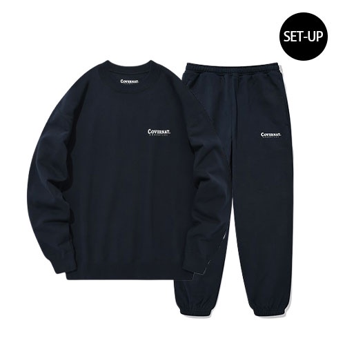 COVERNAT (W) SET-UP SWEAT SHIRT 4XK382 