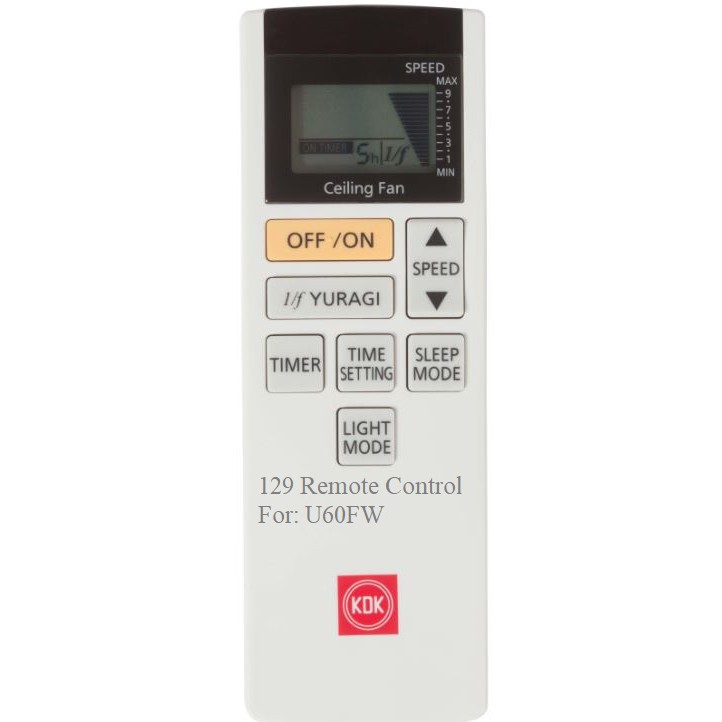 (Local Shop) 100 Genuine New Original KDK Ceiling Fan Remote Control