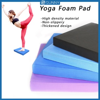 SunnyFit Foam Yoga Pad Yoga Mat Balance Pad TPE Pilates Exercise