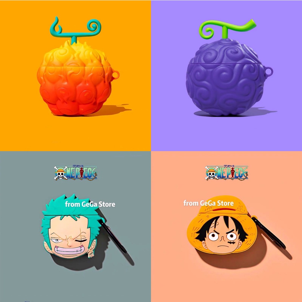 One Piece Airpods Pro Case Cartoon Airpods 3 Case Devil Fruit Airpods 