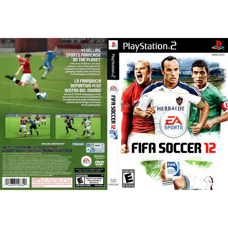 FIFA SOCCER 12 [PS2 US : DVD5 1 Disc] | Shopee Singapore