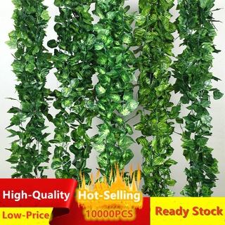 2M Leaf Vine Artificial Hanging Plants Liana Silk Fake Ivy Leaves