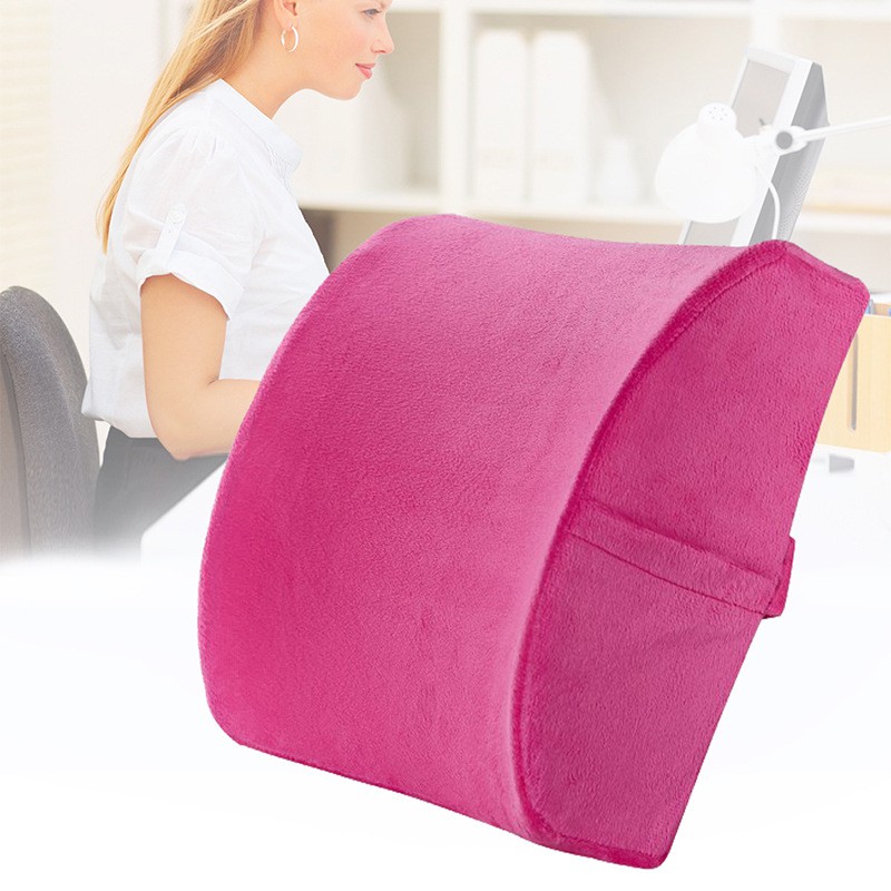 Cooling Gel Memory Foam Lumbar Cushion Back Pain Relief Lumbar Support Pillow For Office Chair Car Sofa