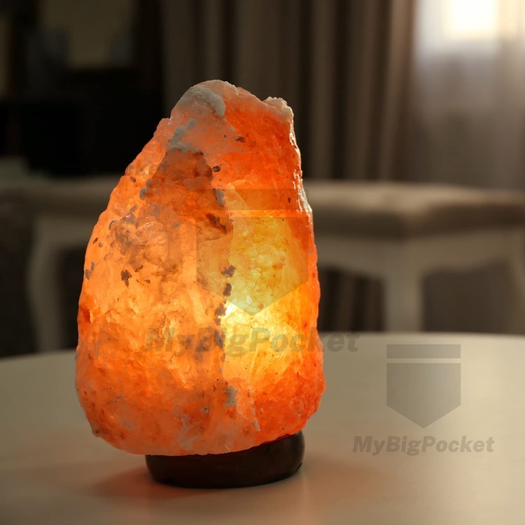 Himalayan Crystal Salt Lamp USB Powered with dimmer switch, approx 2kg