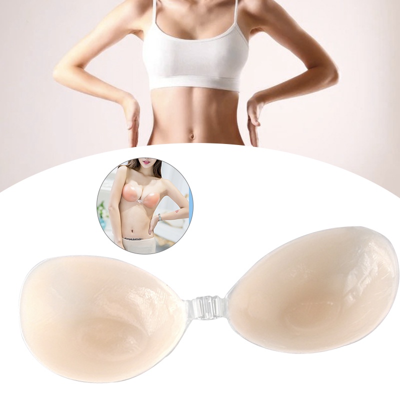 Silicone Gel Invisible Bra Self-adhesive Push Up Strapless