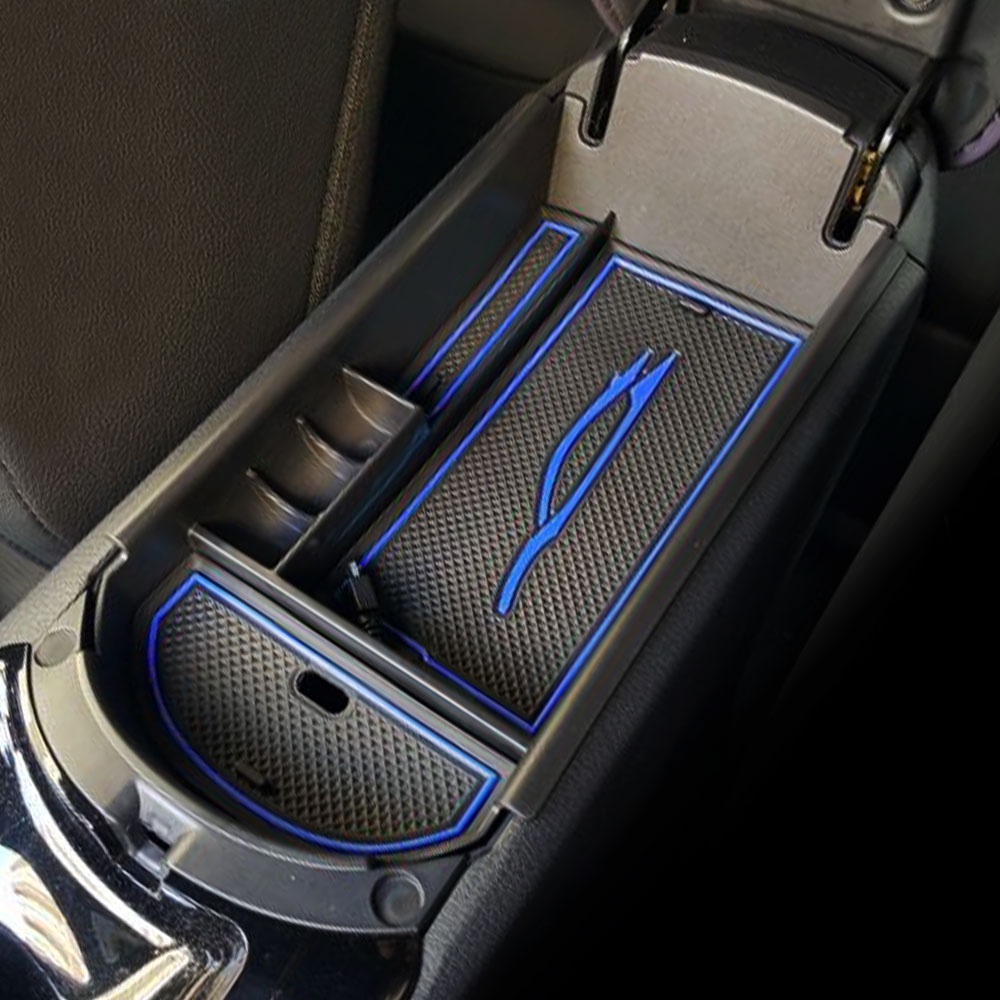 Organiseur Console Centrale Toyota C-HR 2016-2021 - Plateau Rangement Avec Tapis Antidérapant