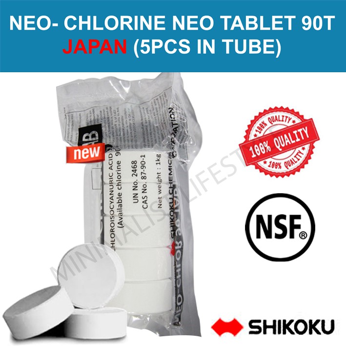 Minimalist Lifestyle:- Chlorine Klorin 90% JAPAN -NEO-CHLOR TCCA 90 ...