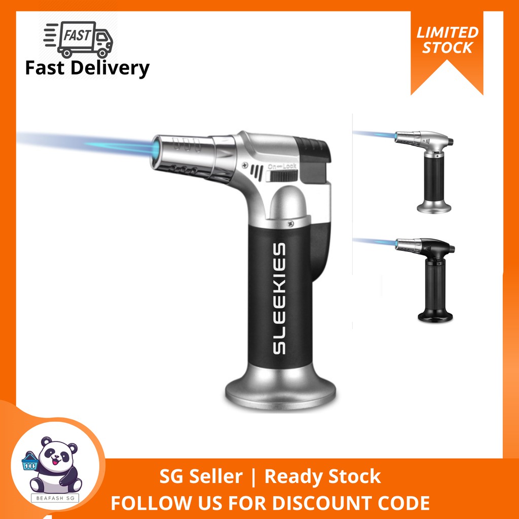 Creme Brulee Flame Gun Gas blow Torch Lighter Heating ignition Butane