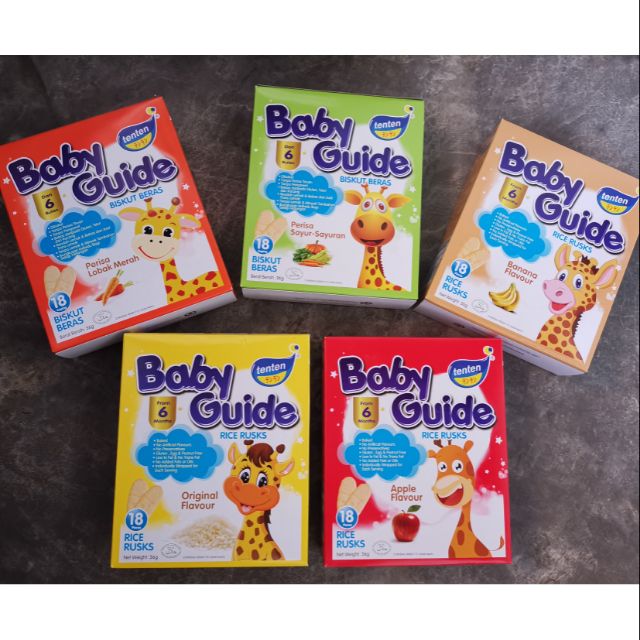 Ten Ten Baby Guide Rice Rusk | Shopee Singapore