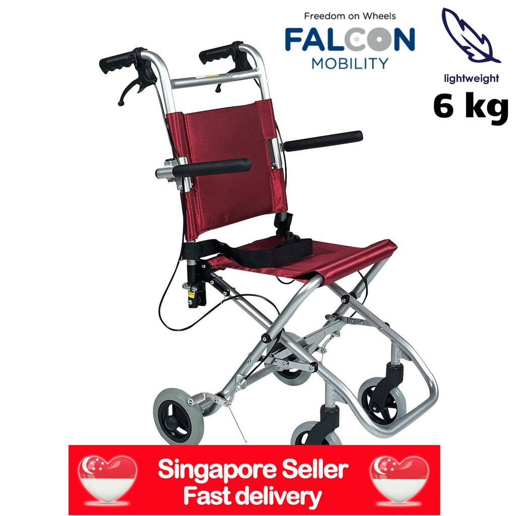 Falcon Lightweight Aluminium Wheelchair Series Shopee Singapore