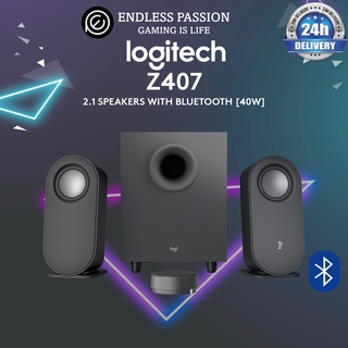 Logitech - Z407 2.1 Bluetooth Computer Speaker System with Wireless Control  (