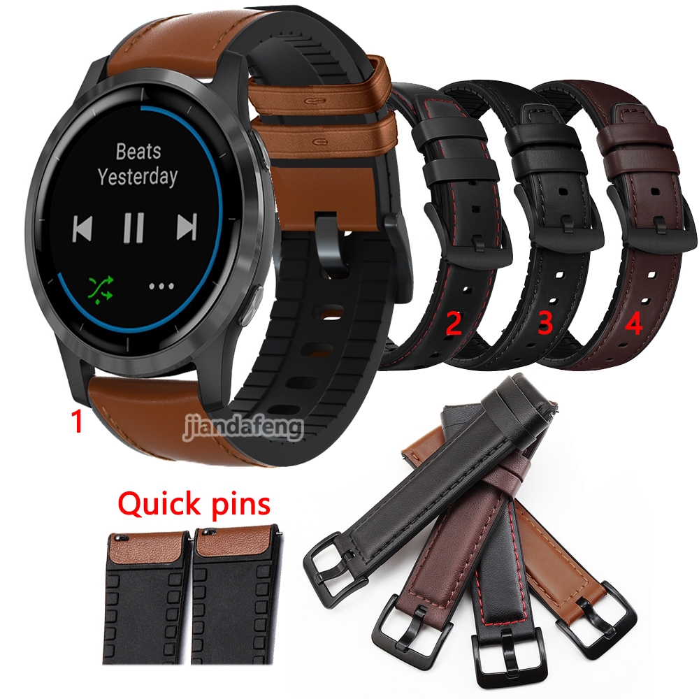 Vivoactive 4 best sale leather strap