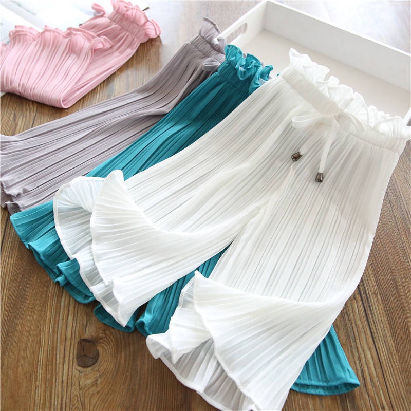 Toddler Simple Solid Color Loose Pants main image 0