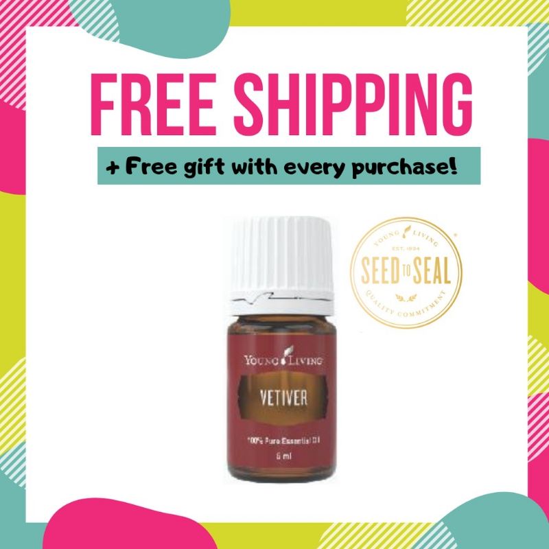 Young Living Vetiver Essential Oil 5ml Shopee Singapore