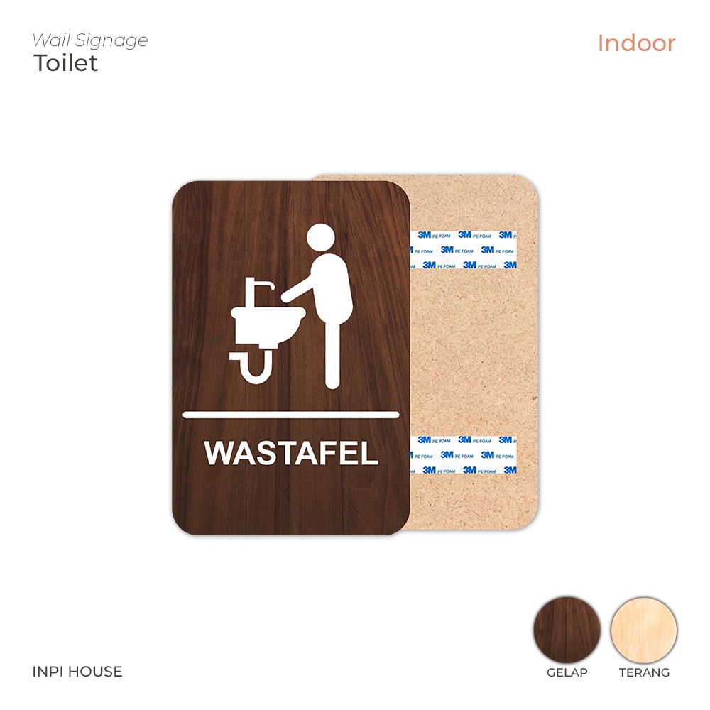 INPI HOUSE Signage Handwash Station, Sink - Hand Washing Area Sign ...