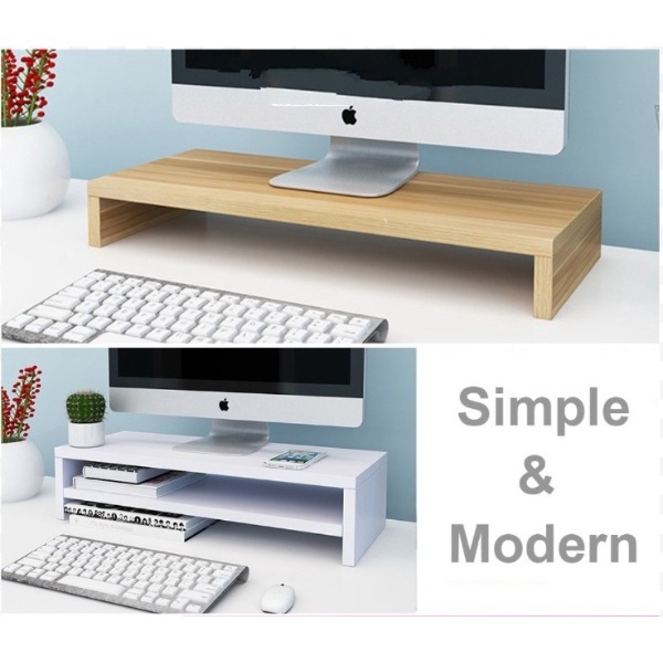 SW_ Computer Monitor Screen Increased Shelf Base Desktop Keyboard Rack ...