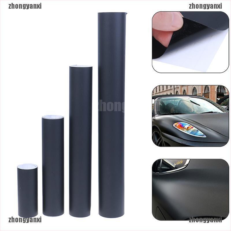 【ZXT】Car matte black vinyl film wrap DIY sticker vehicle 3d decals