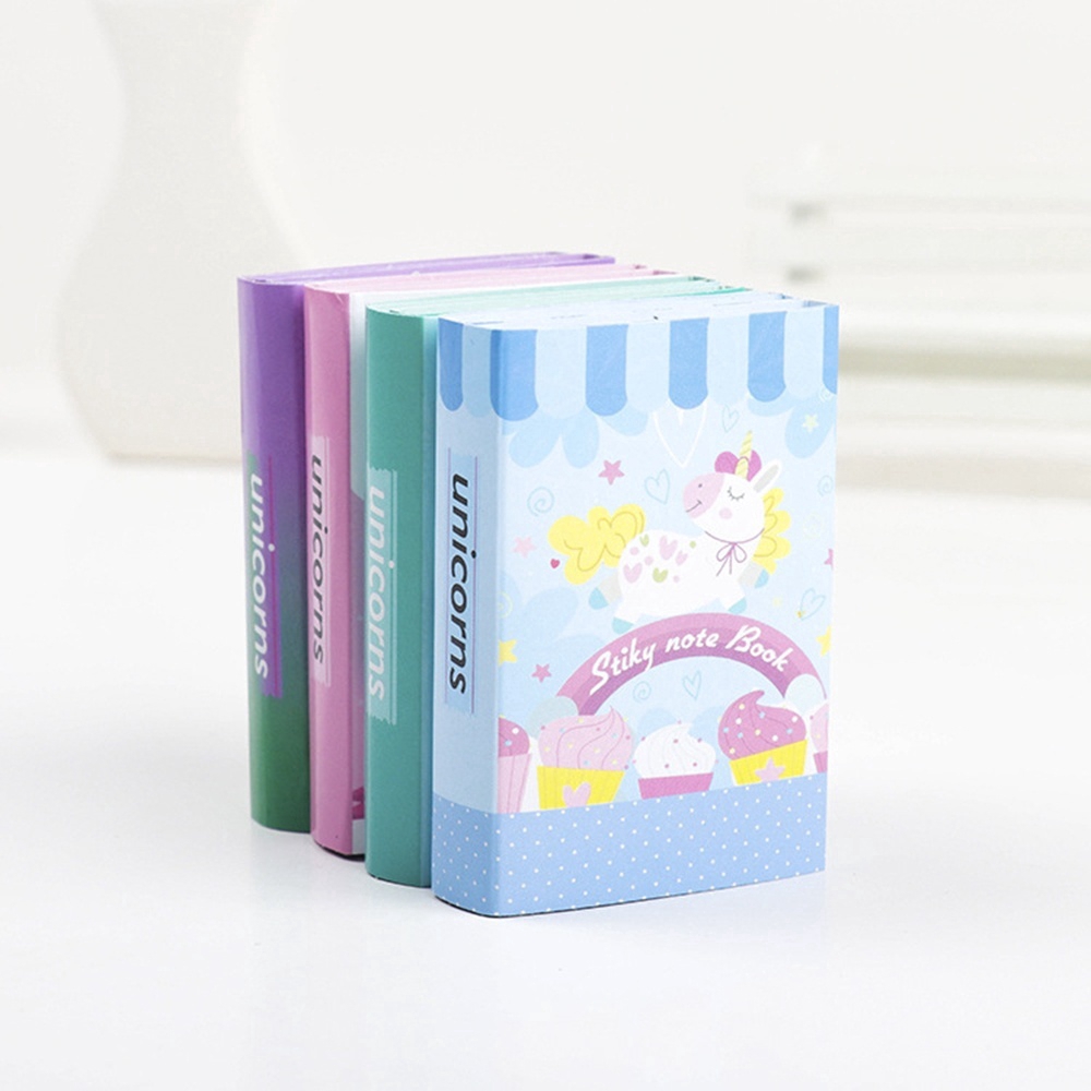 Cute Unicorn 6 Folding Memo Pad Sticky Notes Memo Notepad Bookmark Gift ...