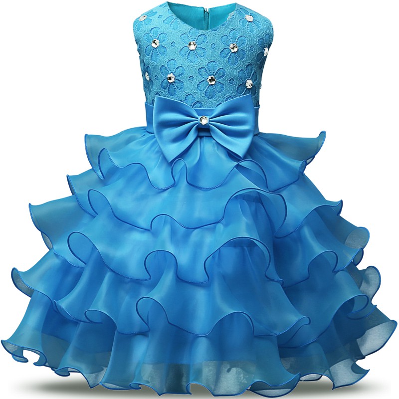 strapless open back dress Laura Kids' Party Dress main image 1