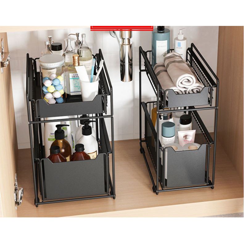 Under Sink Rack/Kitchen Storage Shelf Rack/Home Multiple Cabinet Drawer ...