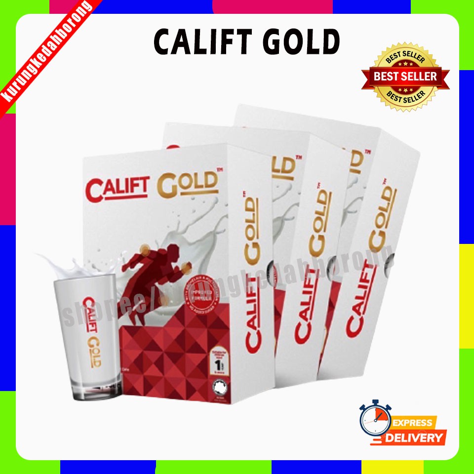 HQ Calift Gold Milk for Bones and Joints Free Shaker | Shopee Singapore