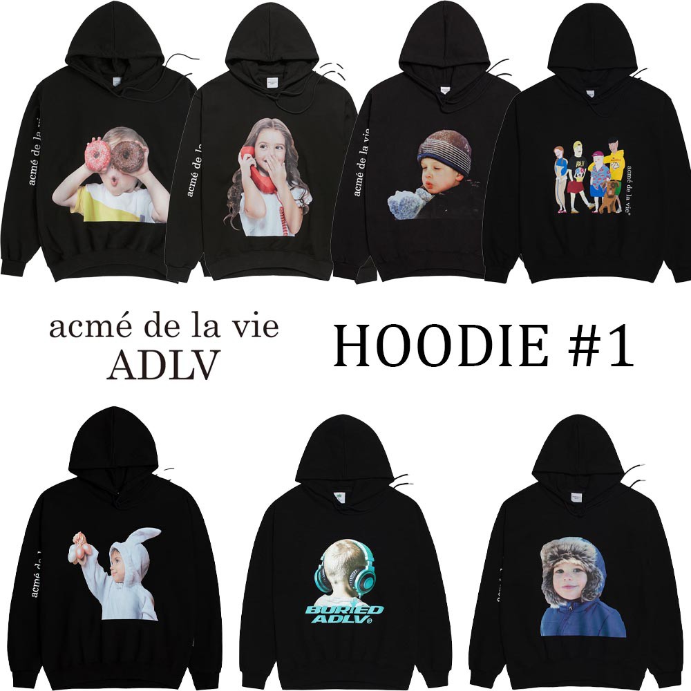 ADLV 100 authentic UNISEX Over fit HOODIE SERIES 1