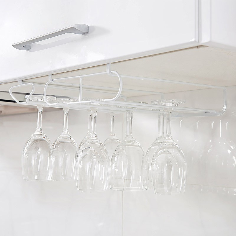 Cabinet Wine Glass Rack Stemware Rack with Hardware Cup Holder Kitchen ...