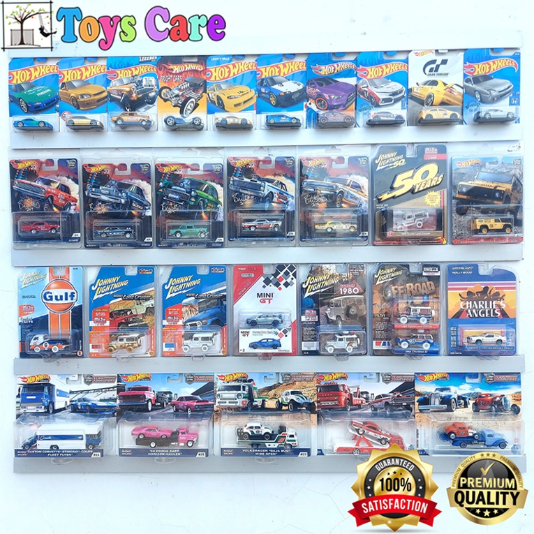Newest MODEL HOTWHEELS Regular RETRO PREMIUM HORIZONTAL DIECAST DISPLAY ...