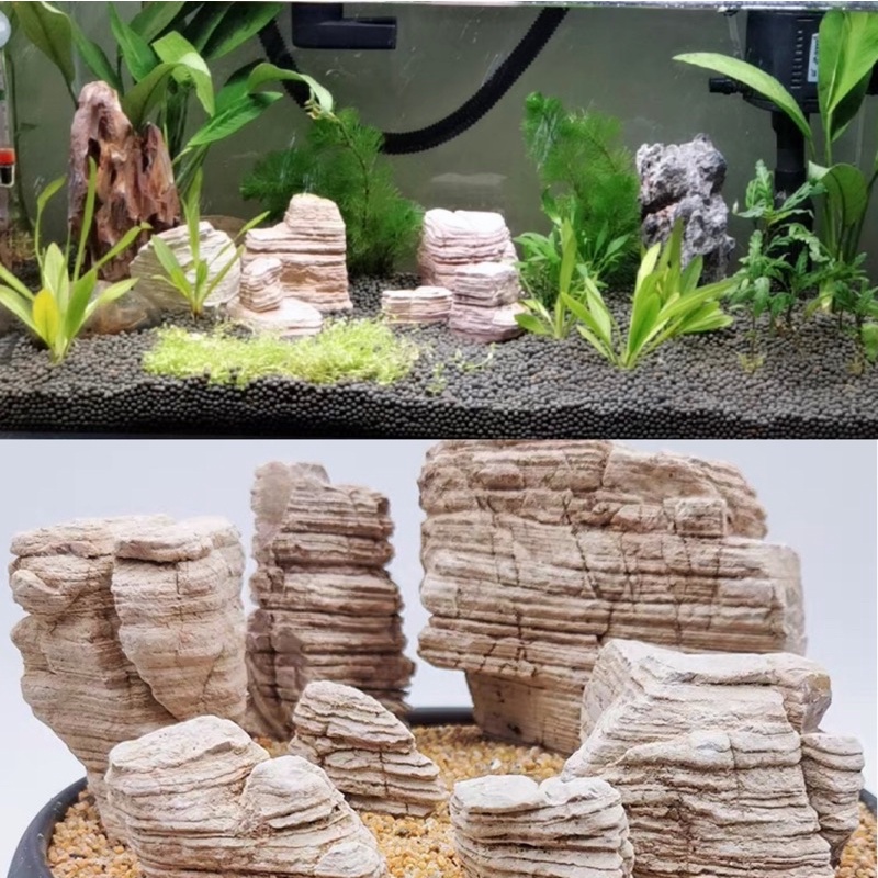 Aquascape rock for fish tank ! Seiryu stone Ryouh rock. Random select ...