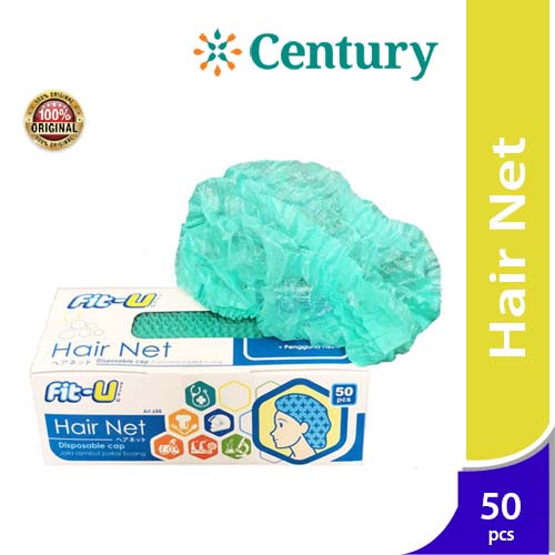FIT-U HAIR NET isi 50 Pcs / Pelindung Rambut / Pelapis Helm / Penutup Kepala
