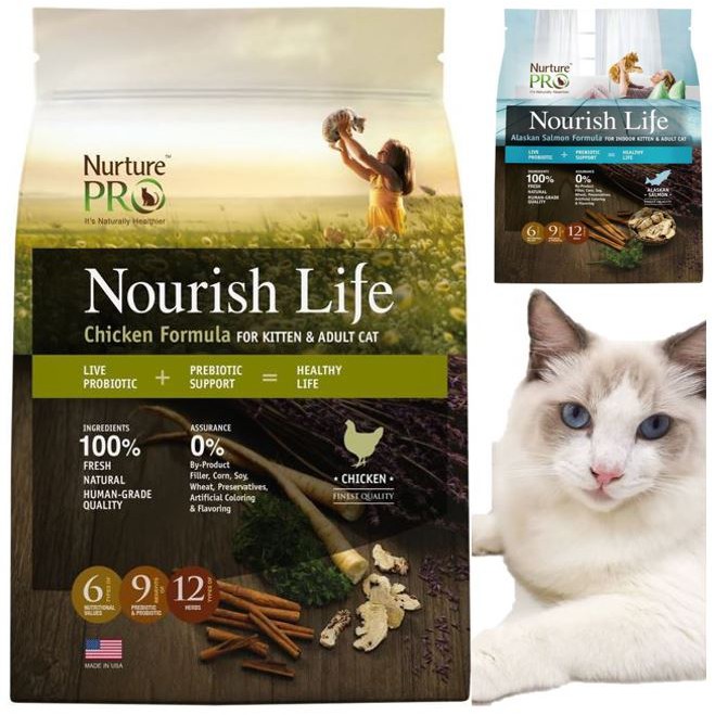 SG SELLER Nurture Pro Nourish Life Cat Kitten Kibbles Dry Food