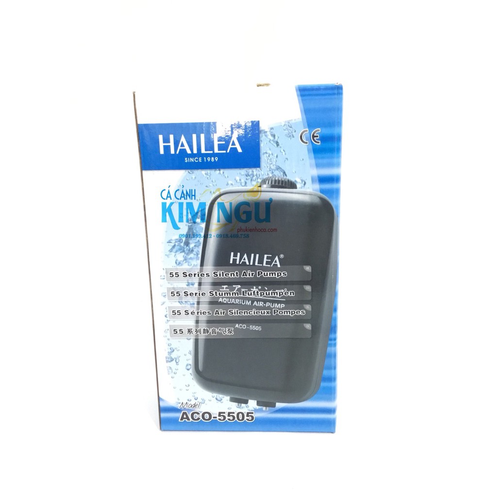OXY Hailea ACO 5505 Aquarium Oxygen Effervescent Machine (2 Taps ...