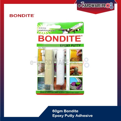 Bondite Epoxy Putty Glue Adhesive Gap Filler Waterproof 60 Gram ...