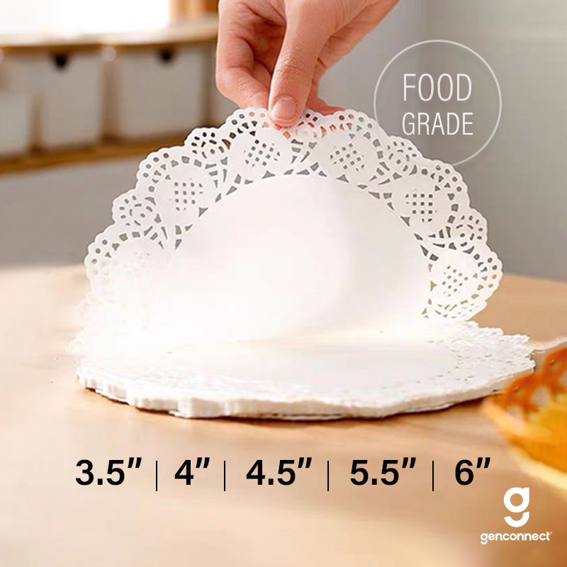 150 Pieces Paper Doilies, 12 Inch Doilies for Food, Disposable Lace Paper  Doilies for Tables, Round Paper Placemats Bulk for Cakes Desserts  Crafts(White) 