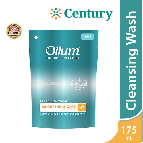 Oilum Body Wash Brightening Care Refill 175ml / Sabun Mandi / Badan / collagen / Promo