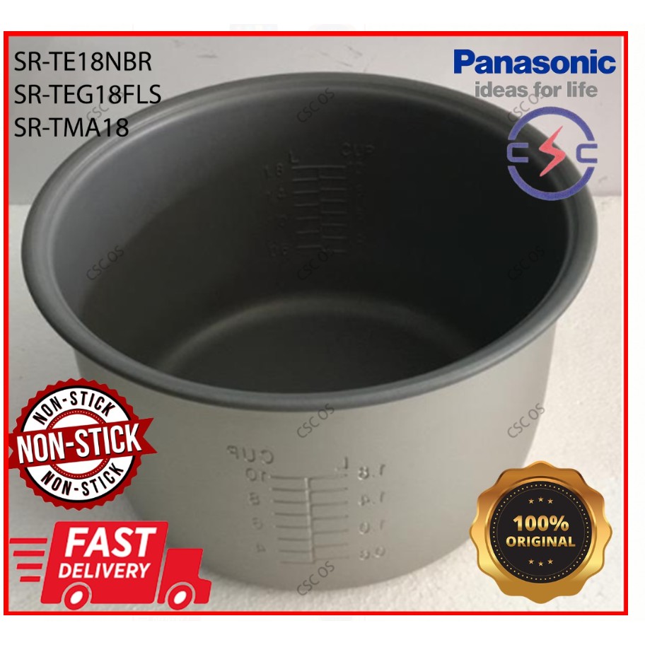 PANASONIC RICE COOKER INNER POT FOR MODEL SRTE18 /SRTEG18/SRTMA18