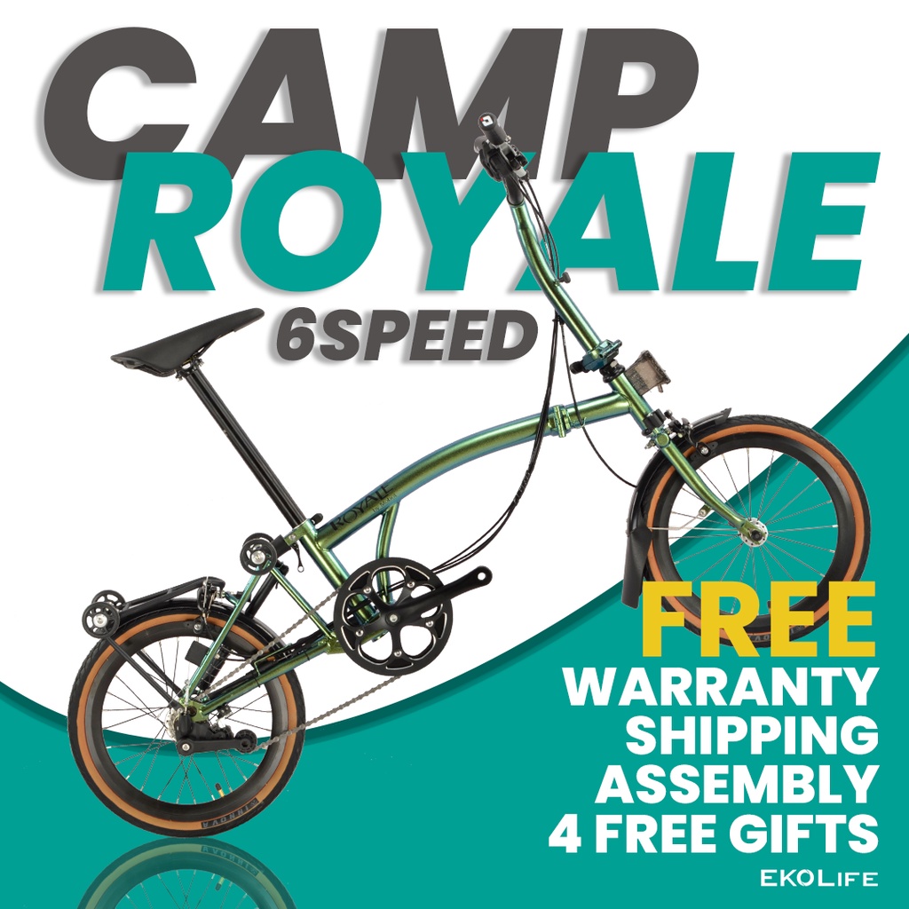 camp royale foldable bicycle from mobot