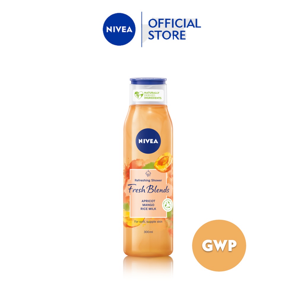 NIVEA Fresh Blend Apricot Mango Shower 300ml Shopee Singapore