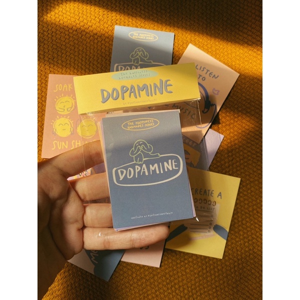 The Happiness Hormones Series Dopamine Tiny Cards Pack Shopee Singapore