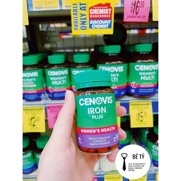 Cenovis Iron Plus Iron supplements (80 capsules) | Shopee Singapore