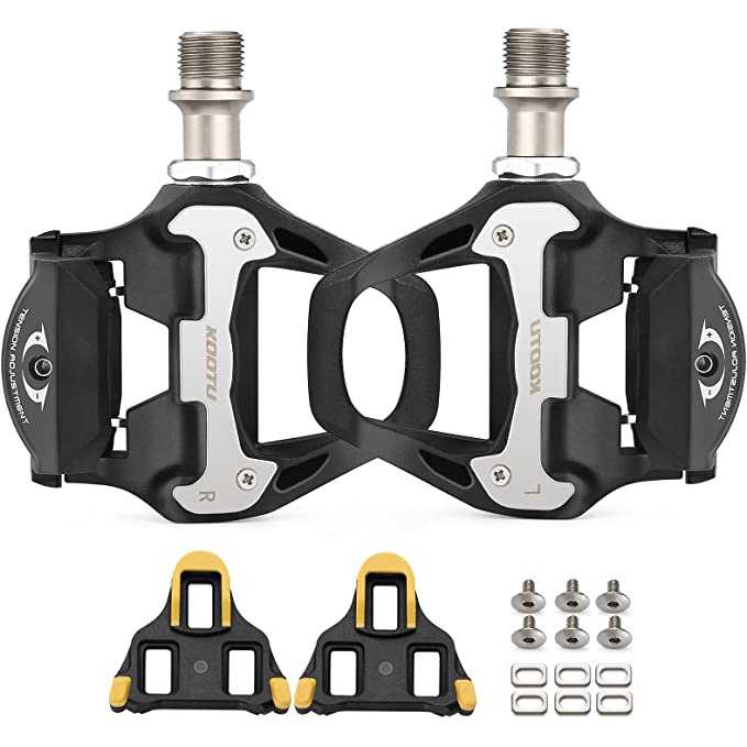 Racework Bicycle Pedals Mountain Bike Pedal Road Bike Pedals Cleats Pedals Set Road Bike SPD SL Lock Pedal Clits Pedal For Mtb Road Bike Parts Shopee Singapore