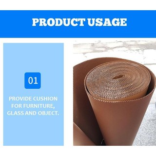 CORRUGATED PAPER ROLL/ CARDBOARD/ FLOOR PROTECTION/ CARTON | Shopee ...