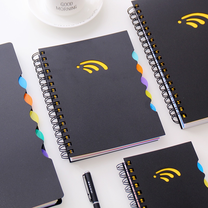 A5 B5, Coil book, rollover spiral book, hardcover notebook, hand ...