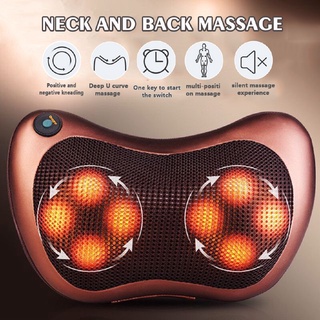 Electric massage outlet pillow