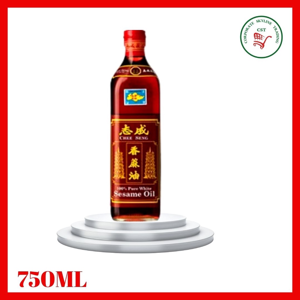 CHEE SENG 100% Pure White Sesame oil 志成 (白)香麻油 750ml | Shopee Singapore