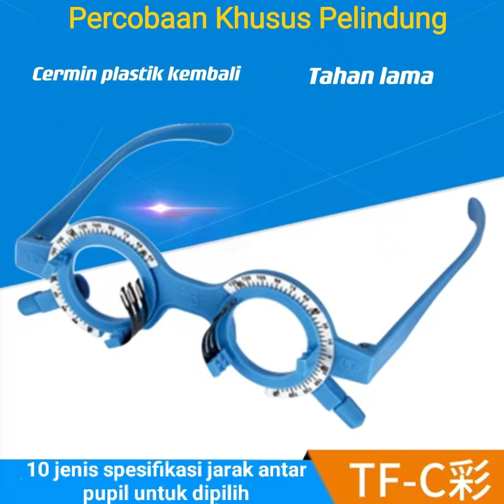 Trial Frame Glasses For Eye Testing Left / Refraction | Shopee Singapore